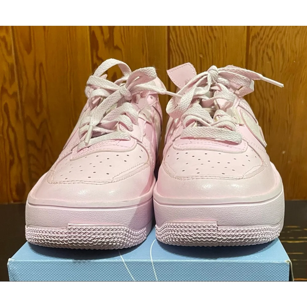 Women's size 9 Nike Air Force 1 fontanka foam Pink/red “Valentines Day”